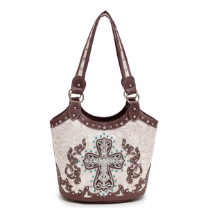 Western Cross W/ stone handbag