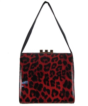 Fashion Shoulder Handbag With Cheetah Print